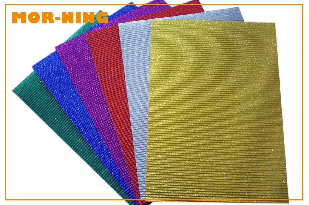 Glitter Corrugated Cardboard