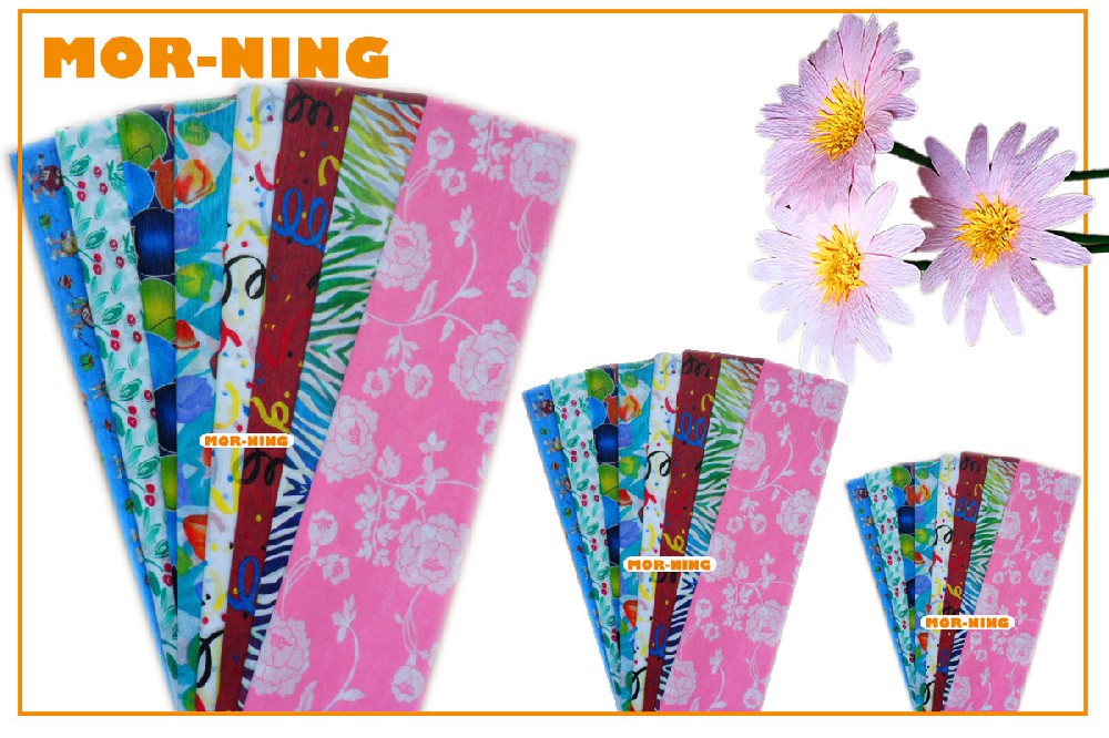 Printed Crepe Paper