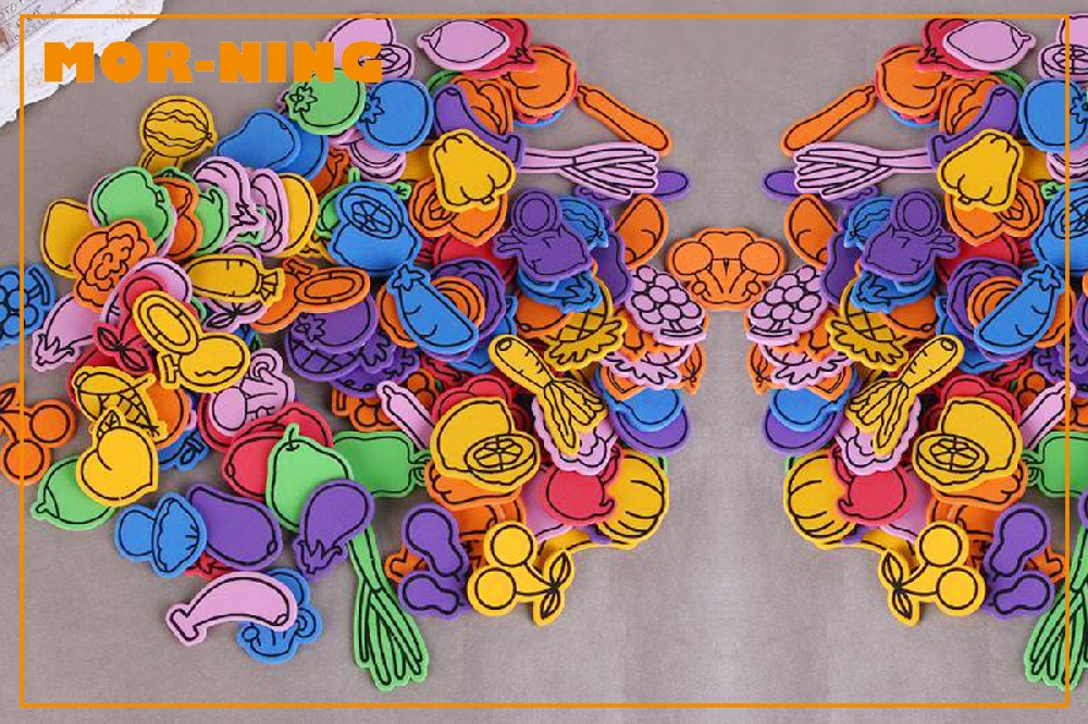 Printed EVA FOAM Vegetable Shapes