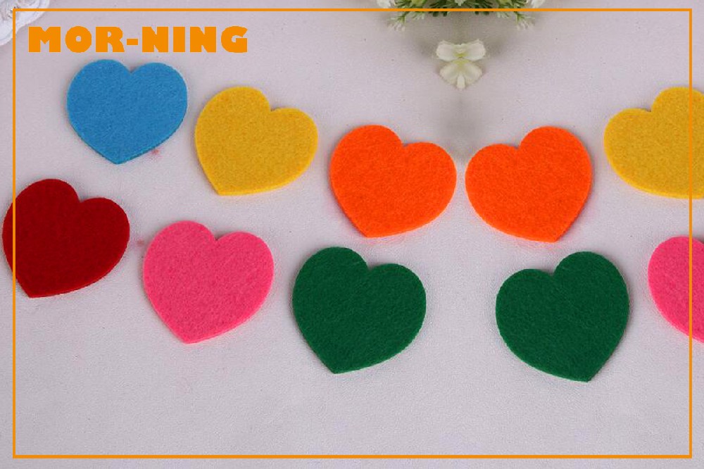 Felt Heart Shapes