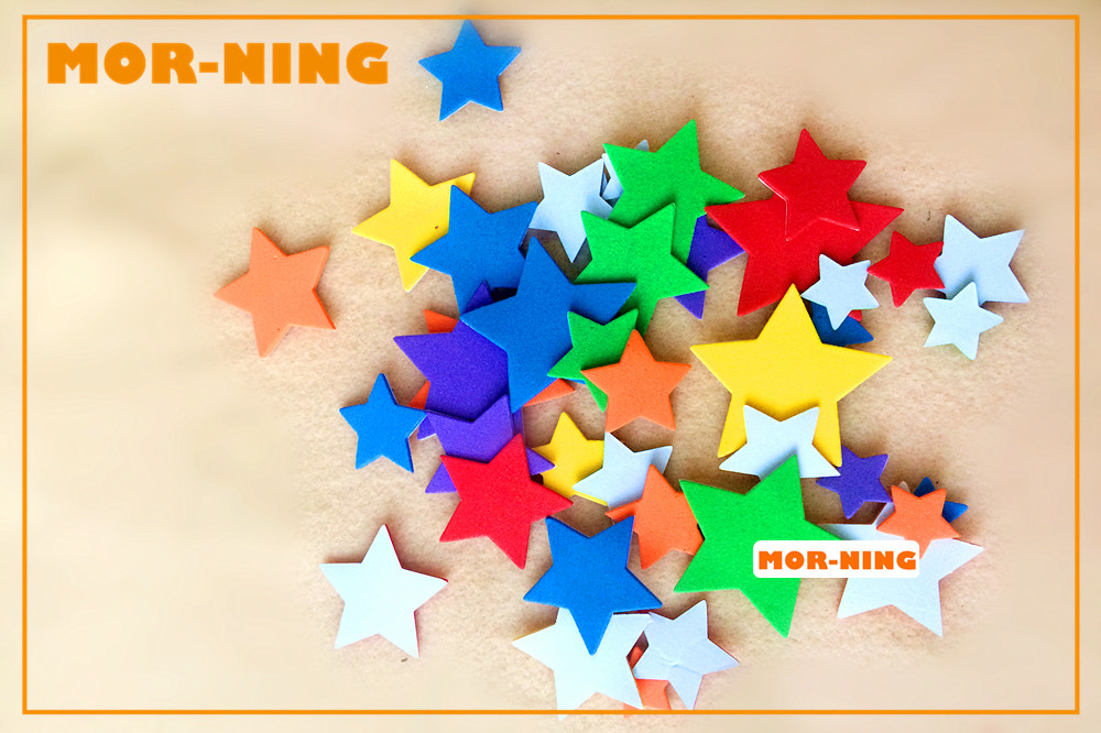 Sticky EVA Foam Star Shapes