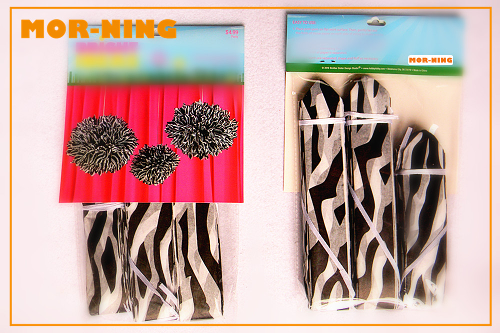 Printed Tissue Paper Pom-pom