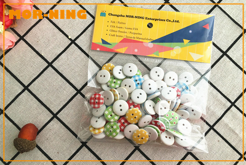 Printed Wood Button